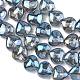 Electroplated Transparent Glass Beads Strand(EGLA-A045-01-FR01)-3
