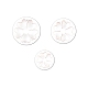 Juego de sellos de fondant de galletas de plástico(BAKE-PW0001-541)-3