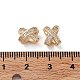 Rack Plating Brass Micro Pave Cubic Zirconia European Beads(KK-H451-18G)-2