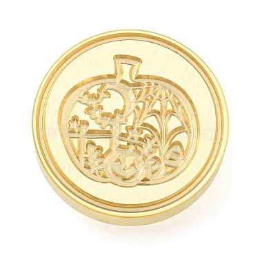 Halloween Series Wax Seal Brass Stamp Heads(AJEW-M039-01Q)-2