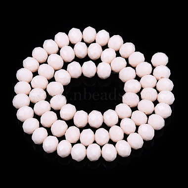 Opaque Solid Color Imitation Jade Glass Beads Strands(EGLA-A044-P6mm-D33)-3