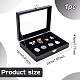 Rectangle PU Leather Badge Storage Presentation Boxes(ODIS-WH0025-177)-2