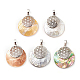 Natural Mixed Shell Pendants(KK-F751-M-B)-1