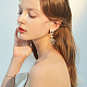 Brass Stud Earring Findings(KK-BBC0017-89)-4