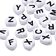 White Opaque Acrylic Enamel Beads(MACR-SZ0001-28)-1