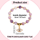4Pcs 4 Style Natural & Synthetic Mixed Gemstone Beaded Stretch Bracelets Set(BJEW-AN0001-64)-2