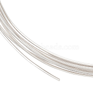 925 Sterling Silver Wires, Square, Wheat, 0.6mm, about 3.28 Feet(1m)/Bag(OCOR-BC0002-05)