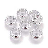 Alloy Linking Rings, Silver Color Plated, 17.5x6.5mm, Hole: 11.5mm(PALLOY-F240-14S-AAA)