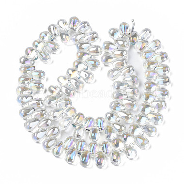 Chapelets de perles en verre transparent électrolytique(EGLA-S193-06)-3