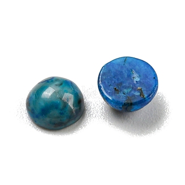 cabujones teñidos de ágata azul natural(G-H309-03-48)-2