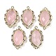 Natural Rose Quartz Faceted Horse Eye Links(G-B126-02G-02)-1