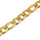 Fashionable 304 Stainless Steel Figaro Chain Necklaces for Men(STAS-A028-N019G)-2