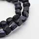 Synthetic Blue Goldstone Bead Strands(G-P070-55)-1