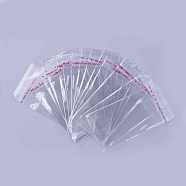 Cellophane Bags, Self Adhesive Sealing, Clear, 8x4cm, Unilateral Thickness: 0.035mm, Inner Measure: 6x4cm(OPC001)