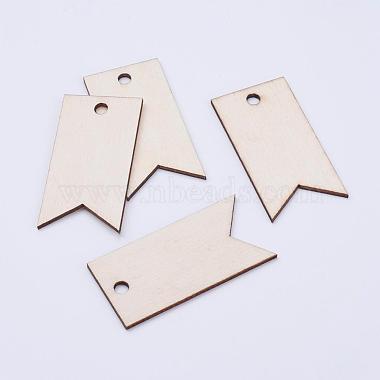 63mm BlanchedAlmond Others Wood Pendants
