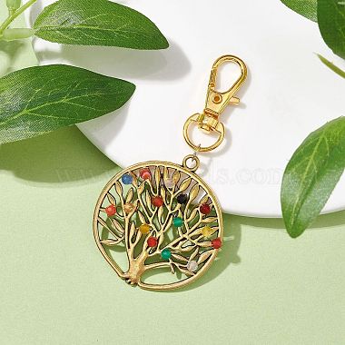 Tree of Life Alloy Pendant Decorations(HJEW-JM01933)-2