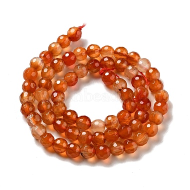 Natural Carnelian Beads Strands(G-E571-35A)-3
