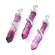 Natural Agate Big Pointed Pendants(G-F696-B10)-1