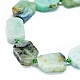 Natural Chrysocolla and Lapis Lazuli Beads Strands(G-F725-09)-3