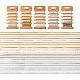 5 Sets 5 Styles Polyester Printed Satin Ribbon & Grosgrain Ribbons Sets(OCOR-TA0001-40)-1