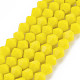 Opaque Solid Color Glass Beads Strands(GLAA-Q080-4mm-B10)-1