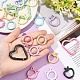16Pcs Spray Painted Alloy Spring Gate Rings(FIND-YW0010-86)-4