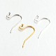 Brass Earring Hooks for Earring Designs(KK-M142-01-RS)-1