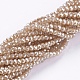 Electroplate Glass Beads Strands(X-GLAA-F078-PL10)-1