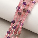 Natural Auralite Beads Strands, Round, 4~5mm, Hole: 0.6mm, about 96~97pcs/strand, 15.16''~15.28''(38.5~38.8cm)(G-Z139-A01-4mm)