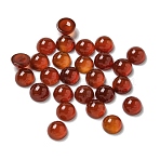 Natural Carnelian Cabochons, Half Round, 5x2.5mm(X-G-Q173-01B-14)