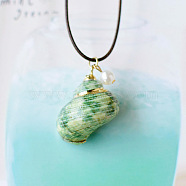 Natural Conch and Shell Pendant Necklaces(YJ0466-7)