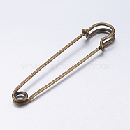 Iron Brooch Findings, Kilt Pins, Antique Bronze, 100x20mm, pin: 2mm(IFIN-WH0011-01AB-10cm)
