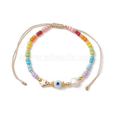 Colorful Moon Brass Bracelets