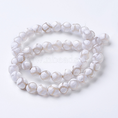 Natural Grade A Agate Beads Strands(G-G752-04-10mm)-2