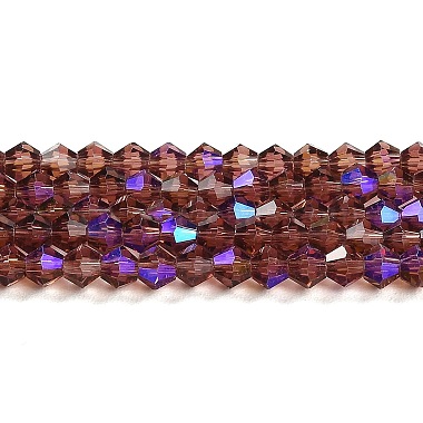 Medium Purple Bicone Glass Beads