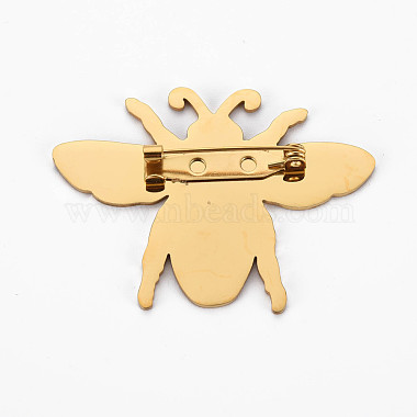 Broche de abeja(JEWB-N007-012G-FF)-2