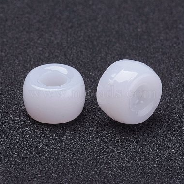 Opaque Acrylic European Beads(X-PL338-1)-3