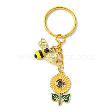 Alloy Enamel Pendants  Keychain(KEYC-JKC00827)-1