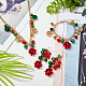 Christmas Star & Bell Alloy Pendant Necklaces & Charm Bracelets & Dangle Earrings(SJEW-AN0001-15)-7