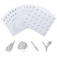 80 Sheets 4 Patterns PVC Waterproof Self-Adhesive Sticker Sets(STIC-OC0001-10E)-1
