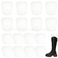 Elite 16Pcs 2 Styles PP Plastic Boots Support, Boot Tree, Retail Shop Shoe Display Stand Forms Inserts, WhiteSmoke, 240~321x238~258x0.5mm, Hole: 20mm, 8pcs/style(AJEW-PH0011-05)