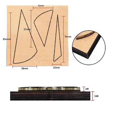 Matrice de découpe de coupe de bois(DIY-WH0169-17)-2