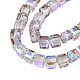 Electroplate Transparent Glass Beads Strands(EGLA-N002-28-C01)-3
