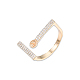 Brass Pave Clear Cubic Zirconia Finger Ring Settings(KK-N232-484)-3