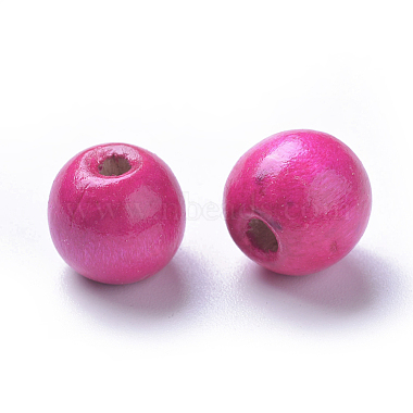Dyed Natural Wood Beads(WOOD-R249-066)-2