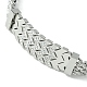 304 Stainless Steel with Cubic Zirconia Bracelet(NJEW-Q322-06P)-3