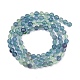 Natural Fluorite Beads Strands(X-G-L662-A02-4mm)-4