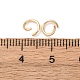 Messing Open Ringe springen(KK-G604-08G-26)-4