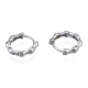 316 Surgical Stainless Steel Bamboo Stick Hoop Earrings for Men Women(EJEW-N052-12)-2