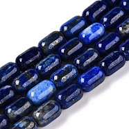 Natural Lapis Lazuli Dyed Beads Strands, Column, 9~9.5x6mm, Hole: 0.9~1mm, about 42~43pcs/strand, 15.24~15.8''(38.7~39.5cm)(G-G980-39)